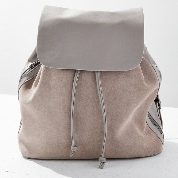Urban Outfitters Handbags - Grey Urban Outfitters Suede Backpack